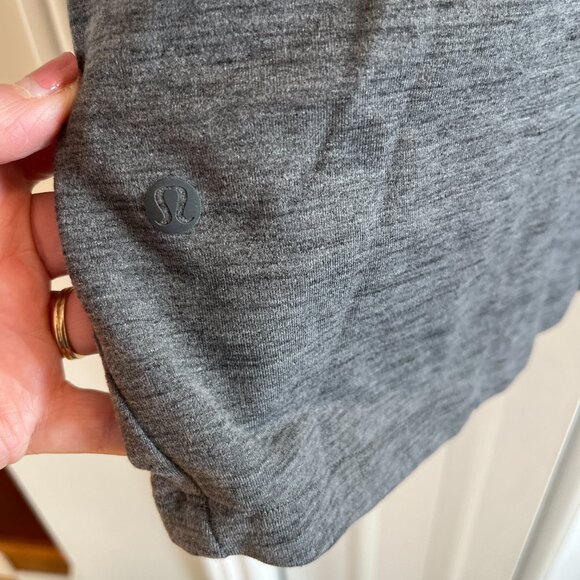 Lululemon Men's Surge Warm 1/2 Zip Heather Grey - Picture 5 of 7